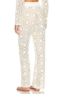 Andrea Iyamah - Hira crochet pants
