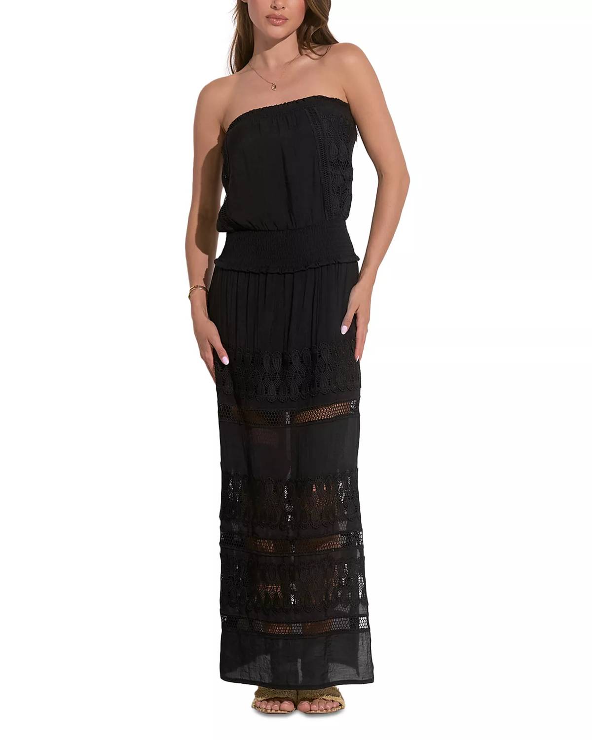 Elan - Strapless Maxi Dress