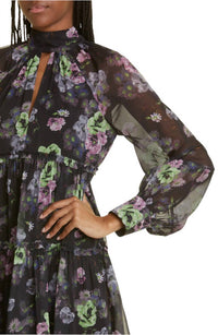 Cinq A Sept - Bloom Revina Floral Print Long Sleeve Dress