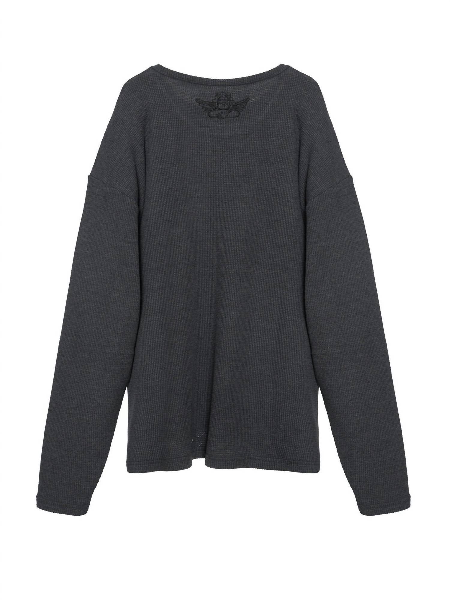 Boys Lie - Women's Caitlyn Coded Thermal Long Sleeve Sweatshirt