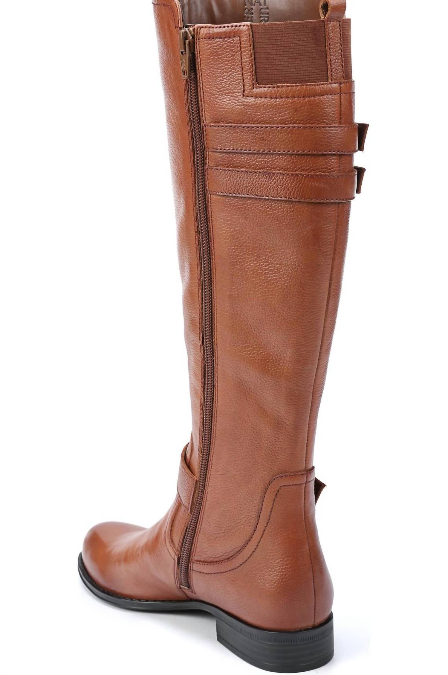 Naturalizer Women's Jessie Regular Calf Riding Boot in banana - women's shoe - view 4