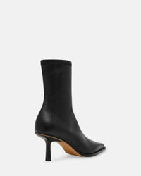 STEVE MADDEN Women's Brianne Heeled Boots in black - women's shoe - alternate view