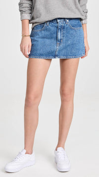 Slvrlake - Micro Denim Mini Skirt