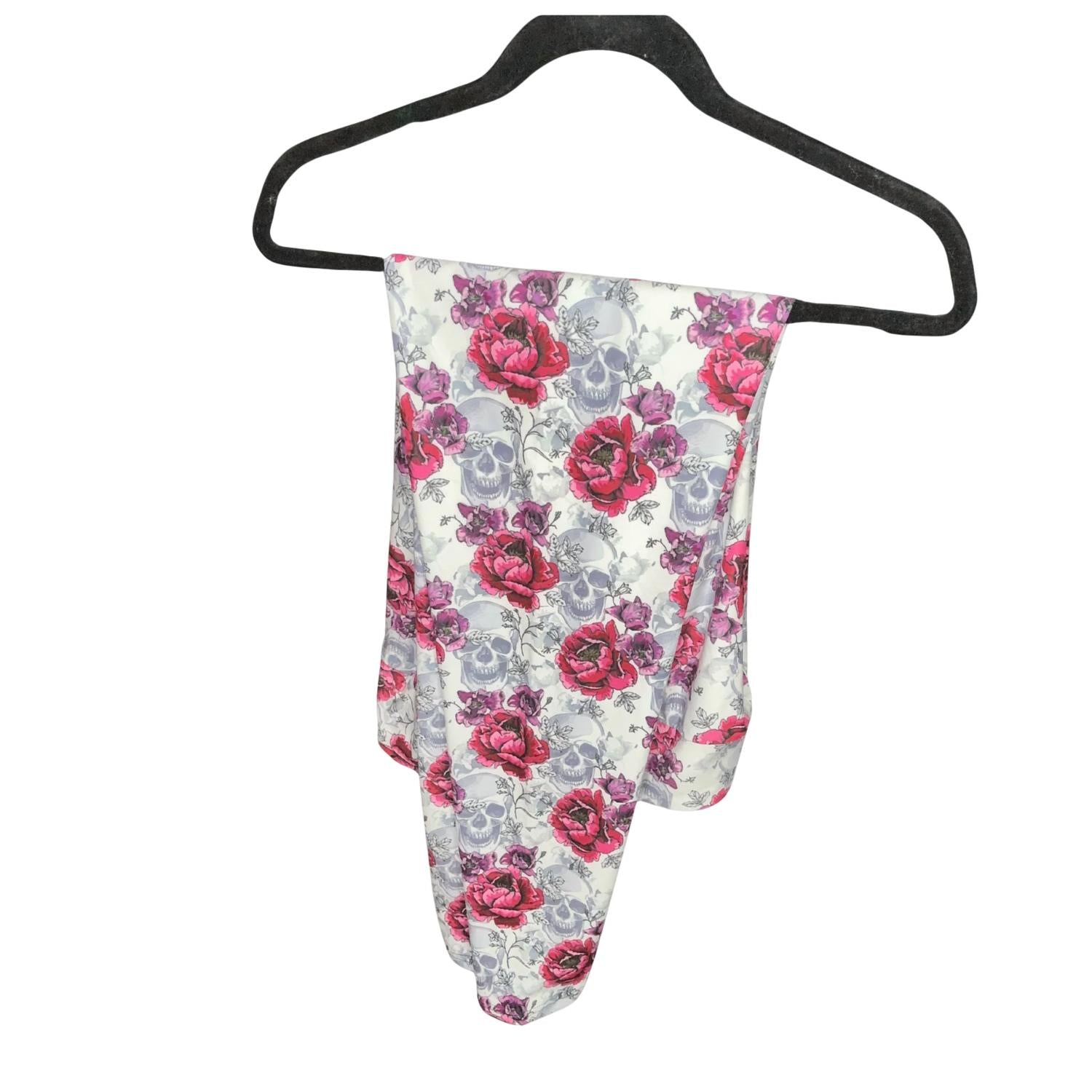 Karmen - Women's Floral Skulls Leggings