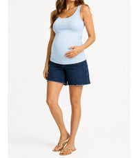 1822 Denim - Maternity Dad Jean Bellyband Shorts