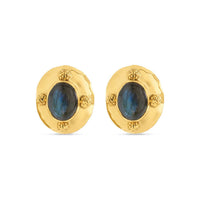 Capucine De Wulf - Women's Cleopatra Oval Stud Earrings