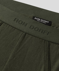 Ron Dorff - Men's Tone-On-Tone Elastic Waistband Boxer Briefs