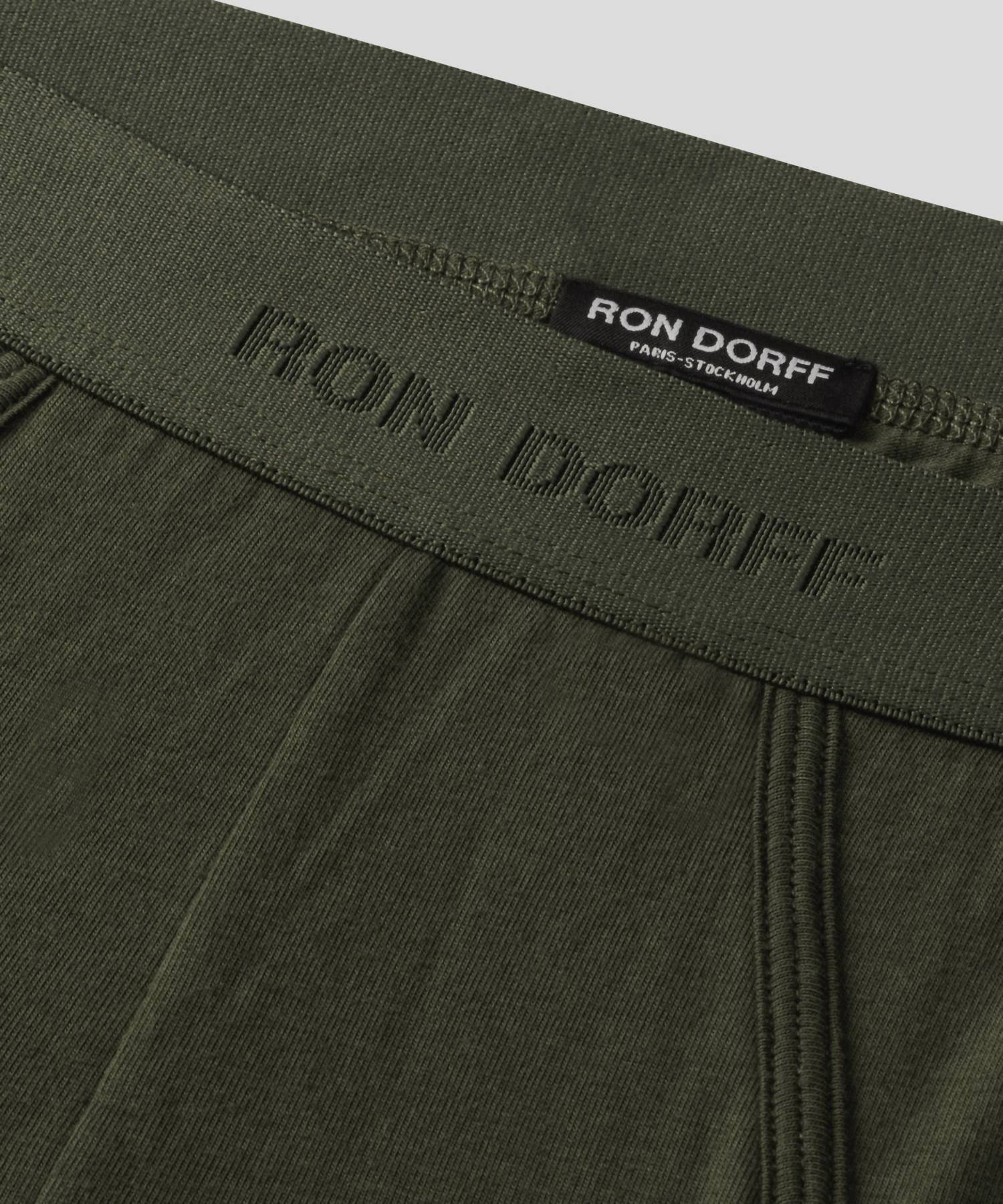 Ron Dorff - Men's Tone-On-Tone Elastic Waistband Boxer Briefs