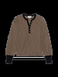 Nation Ltd - Victoria Henley Long Sleeve Sweater