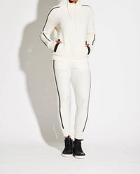 Circular Path - Double Stripe Pullover Hoodie