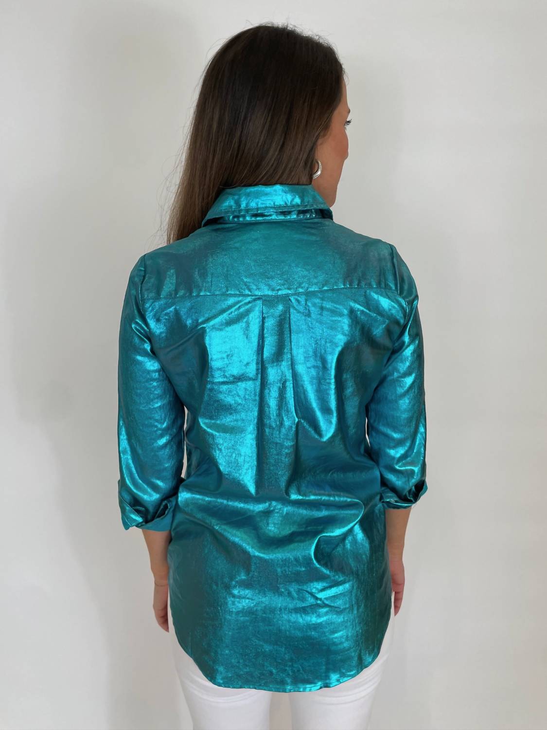 Lanhtropy - San Marino Metallic Linen Shirt