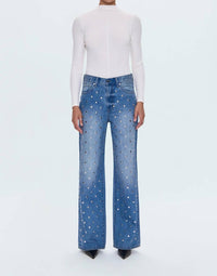 PISTOLA Hendrix Charmed Jeans in medium blue - women's jeans