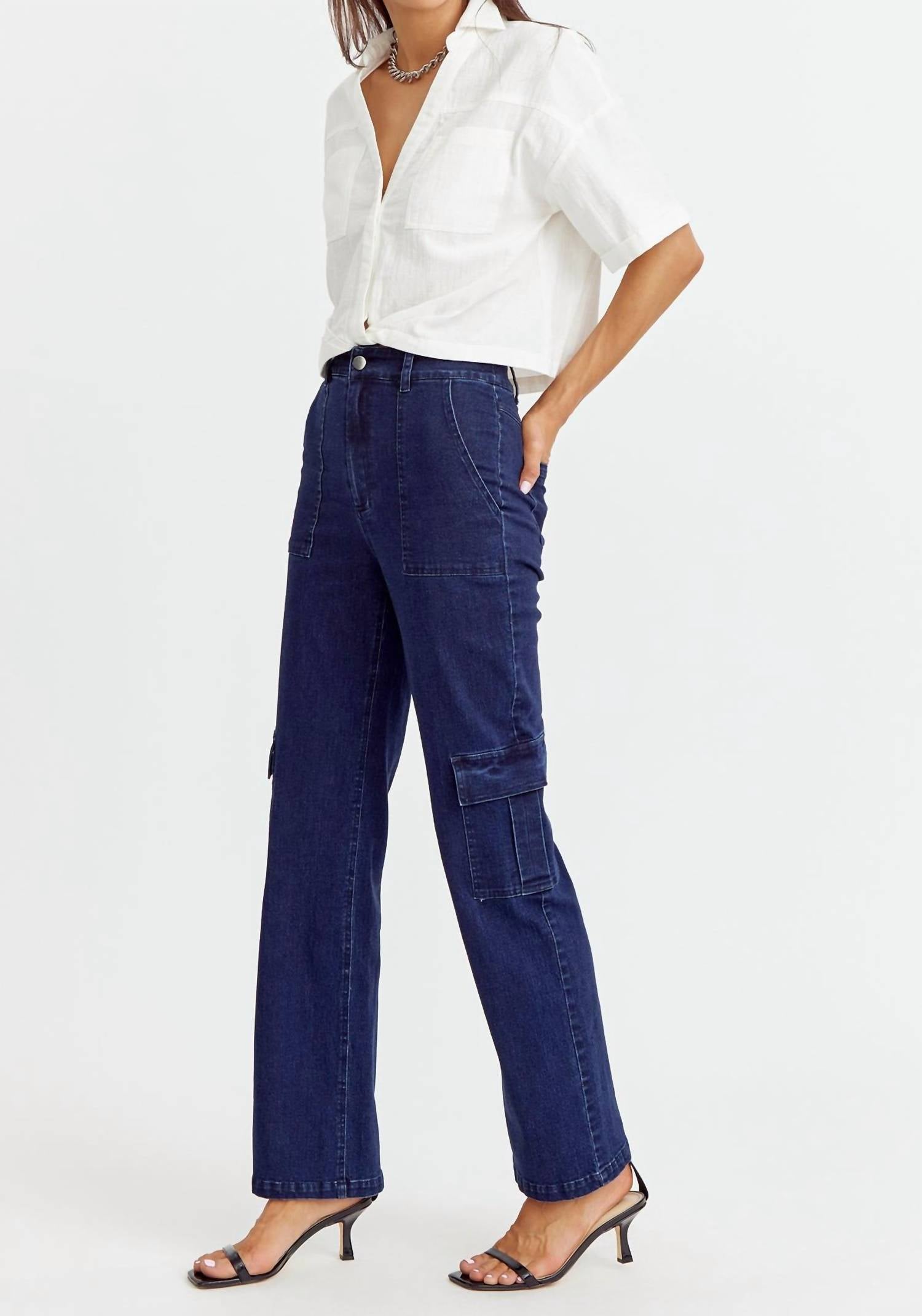 Greylin - Maria Tucked Cropped Shirt