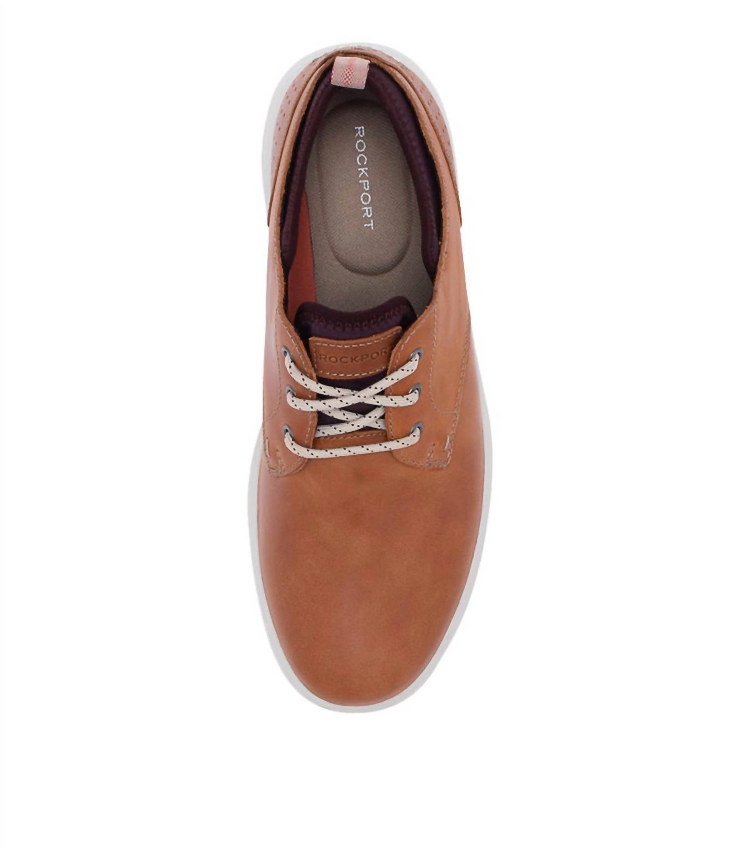 Rockport - Men's Zaden Leather Oxford Sneakers