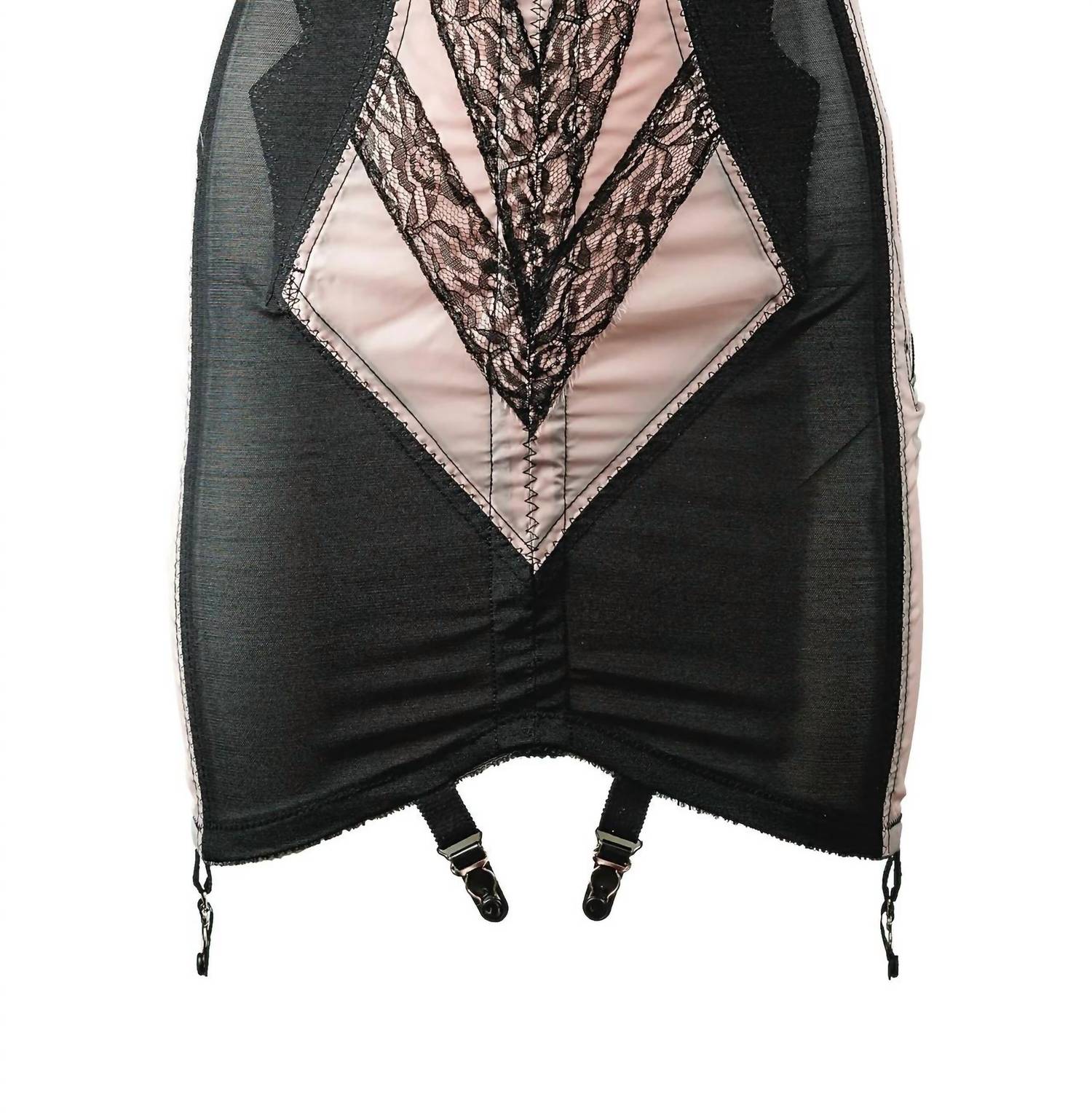 Rago - High Waist Open Bottom Girdle With Zipper