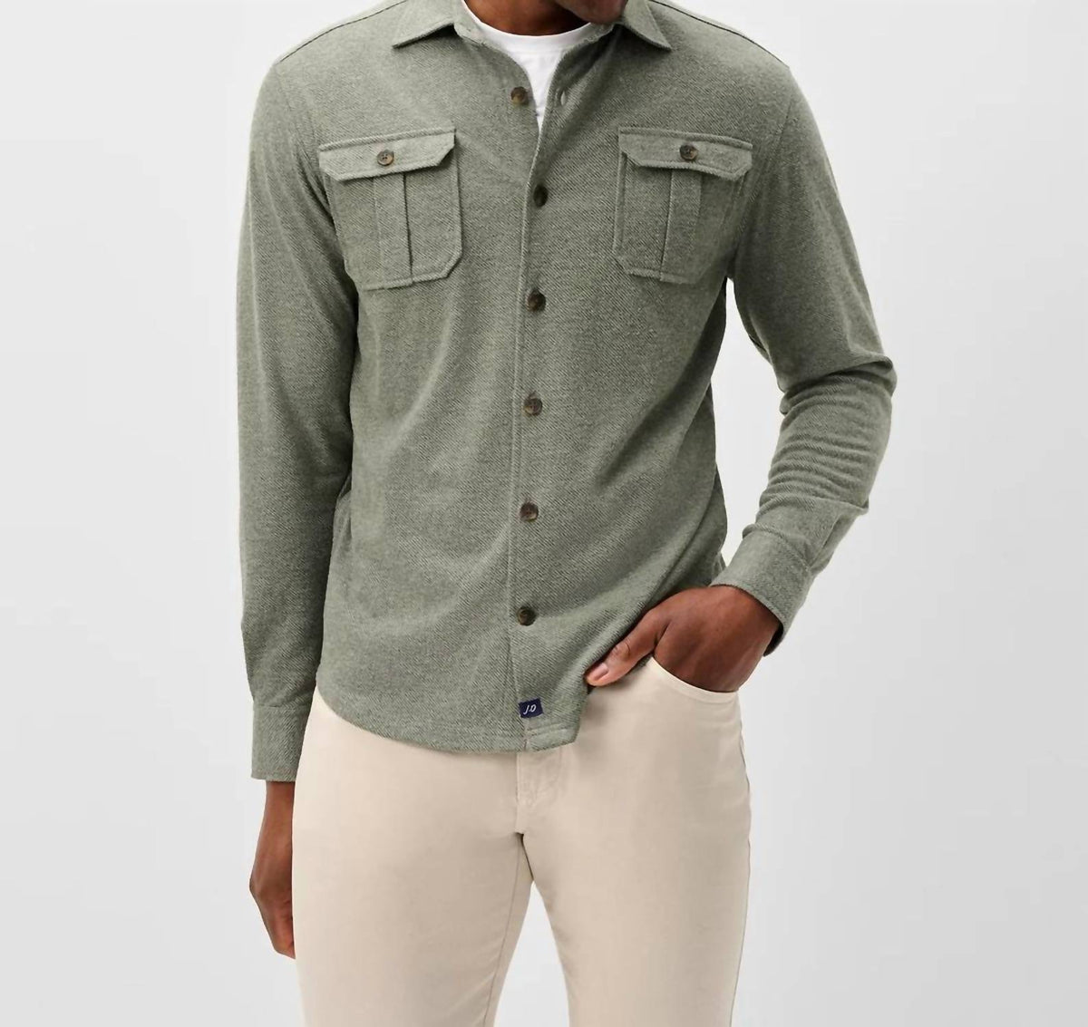 Johnnie-O - Sequoia Twill Solid Lodge Shirt