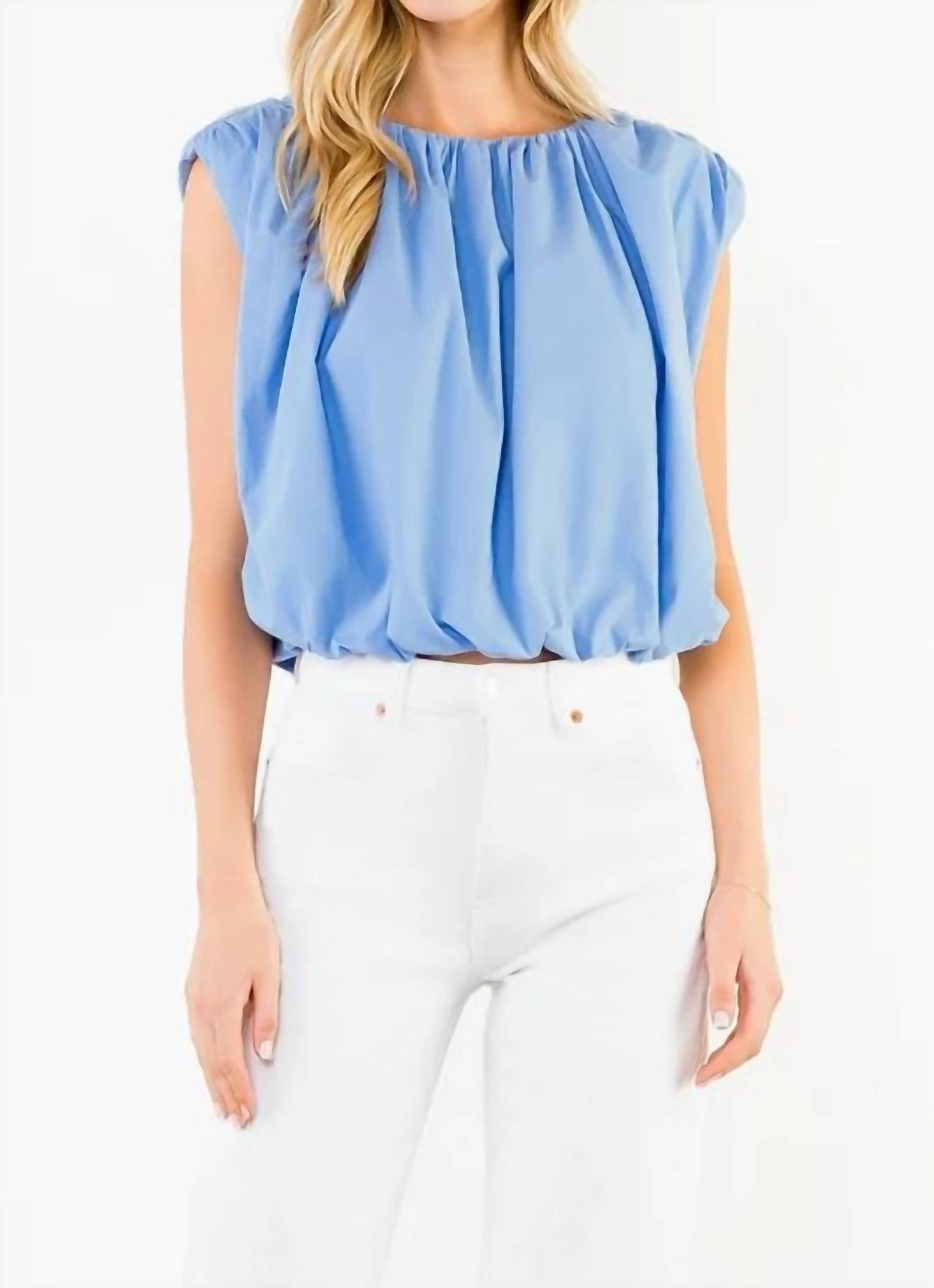 Thml - Unfading Beauty Sleeveless Bubble Top