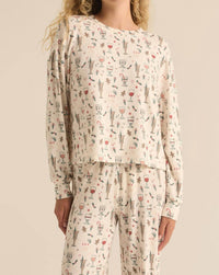 Z Supply - HOLIDAY SPIRITS LONG SLEEVE TOP