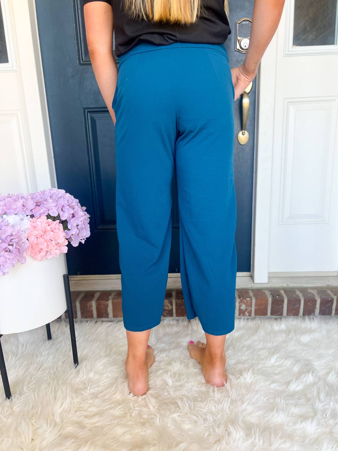 Heimish Usa - Lucy Wide Leg Stretchy Crop Pants