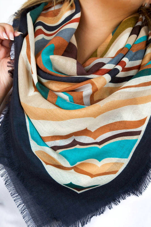 Echo - Geode Wool Square Scarf