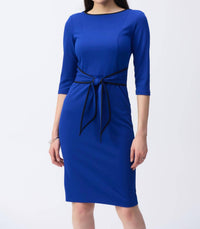 Joseph Ribkoff - Scuba Crepe Mini Sheath Dress