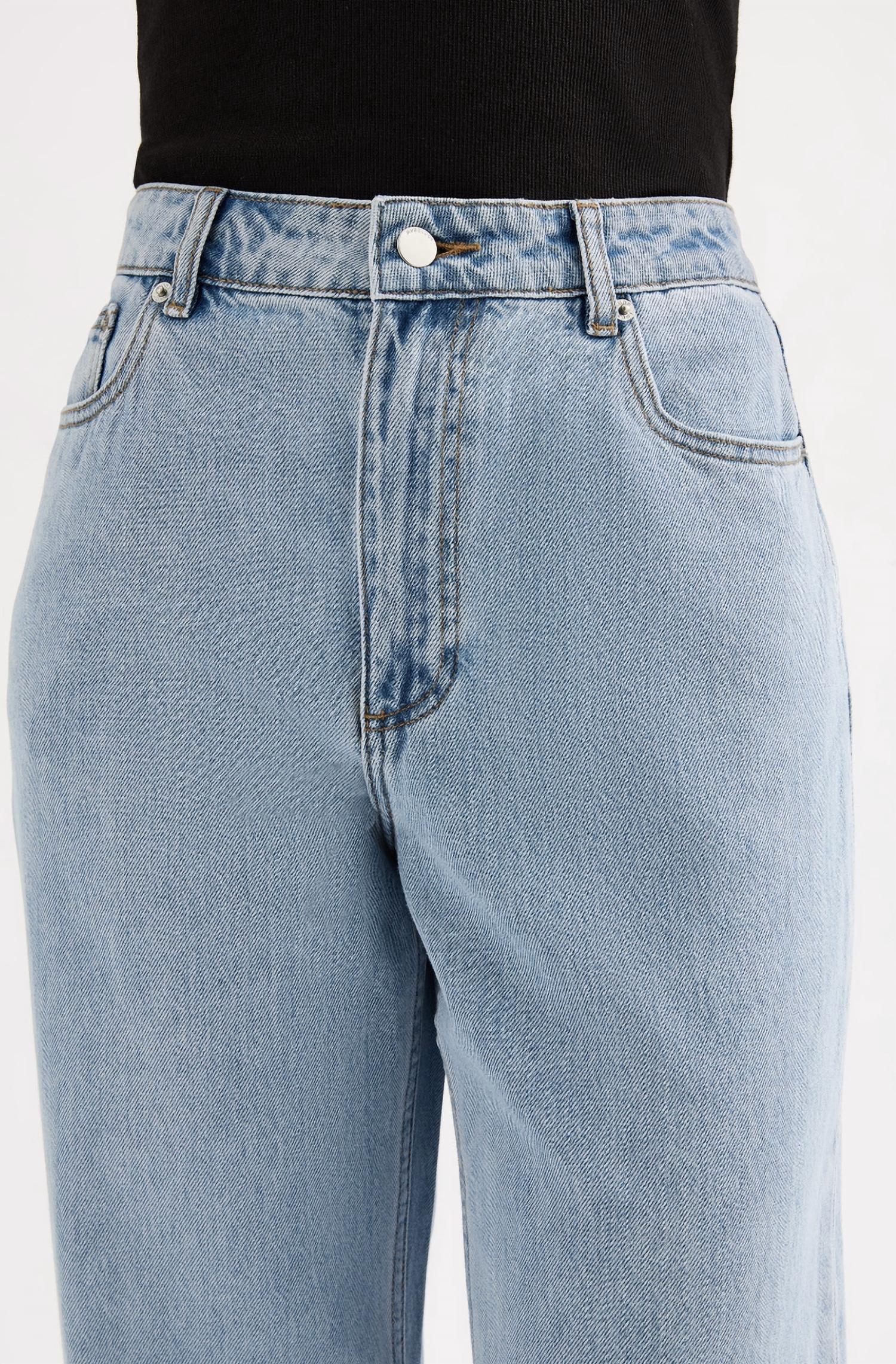 Nude Lucy Organic Relaxed Leg Jeans in 90s wash - women's jeans - view 7