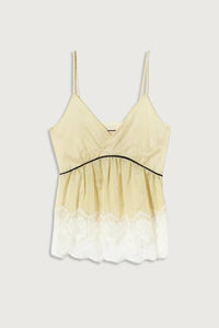 Plan C - Striped Cami With Lace