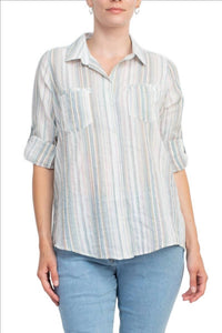 Adyson Parker - Collared Button Down Shirt