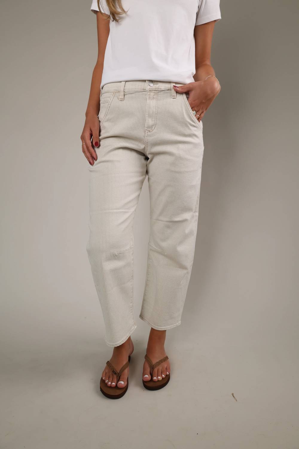 Dear John Denim - Women's Lasso Striped Barrel Jean