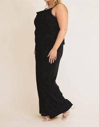 Gilli - Velvet Cowl Neck Pant Set