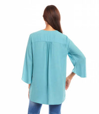 Karen Kane - Bracelet Sleeve Asymmetric Top