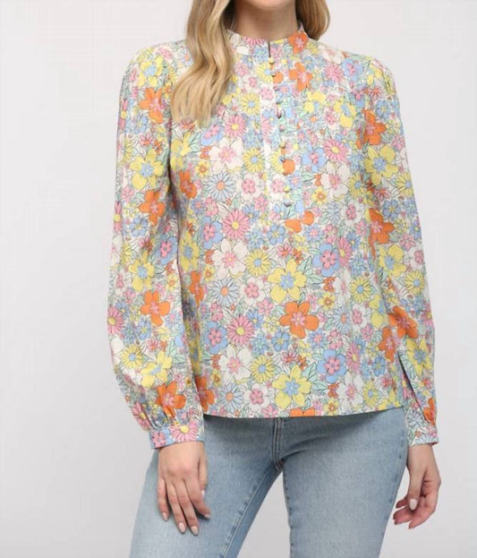 Fate - Floral Pintuck Shirt