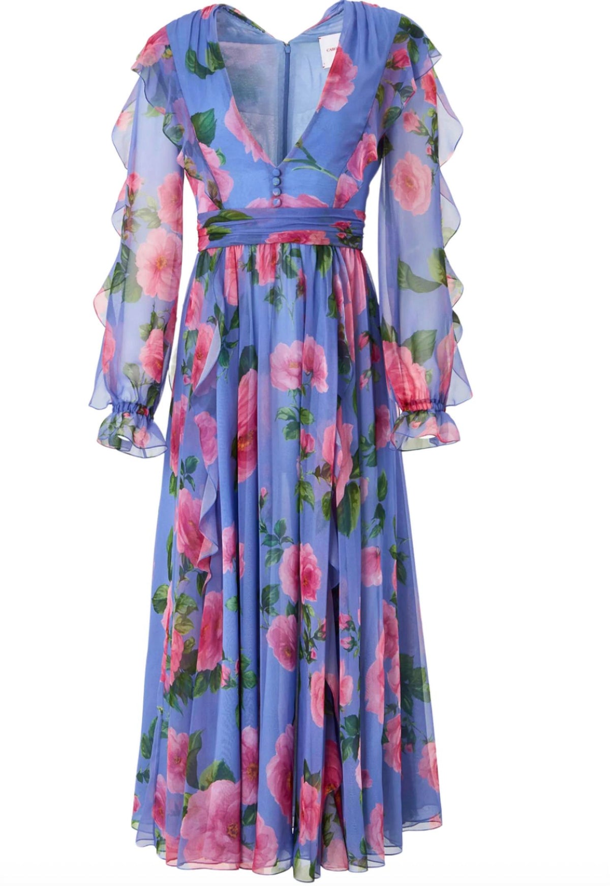 Carolina Herrera - Ruffle Chiffon Dress