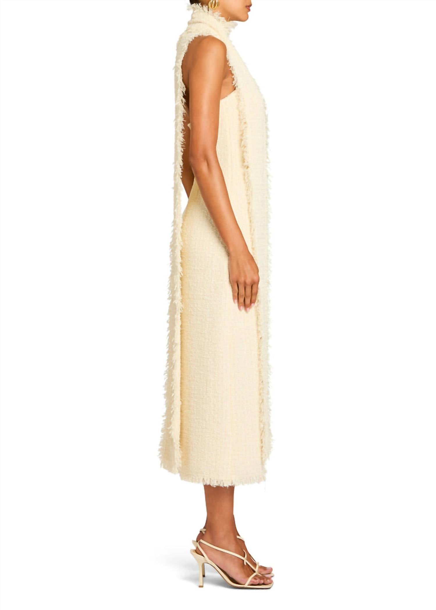 Ser.O.Ya - Lott Boucle Midi Dress