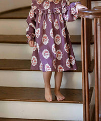 Sun House Children'S - Britta Floral Ruffled Dress