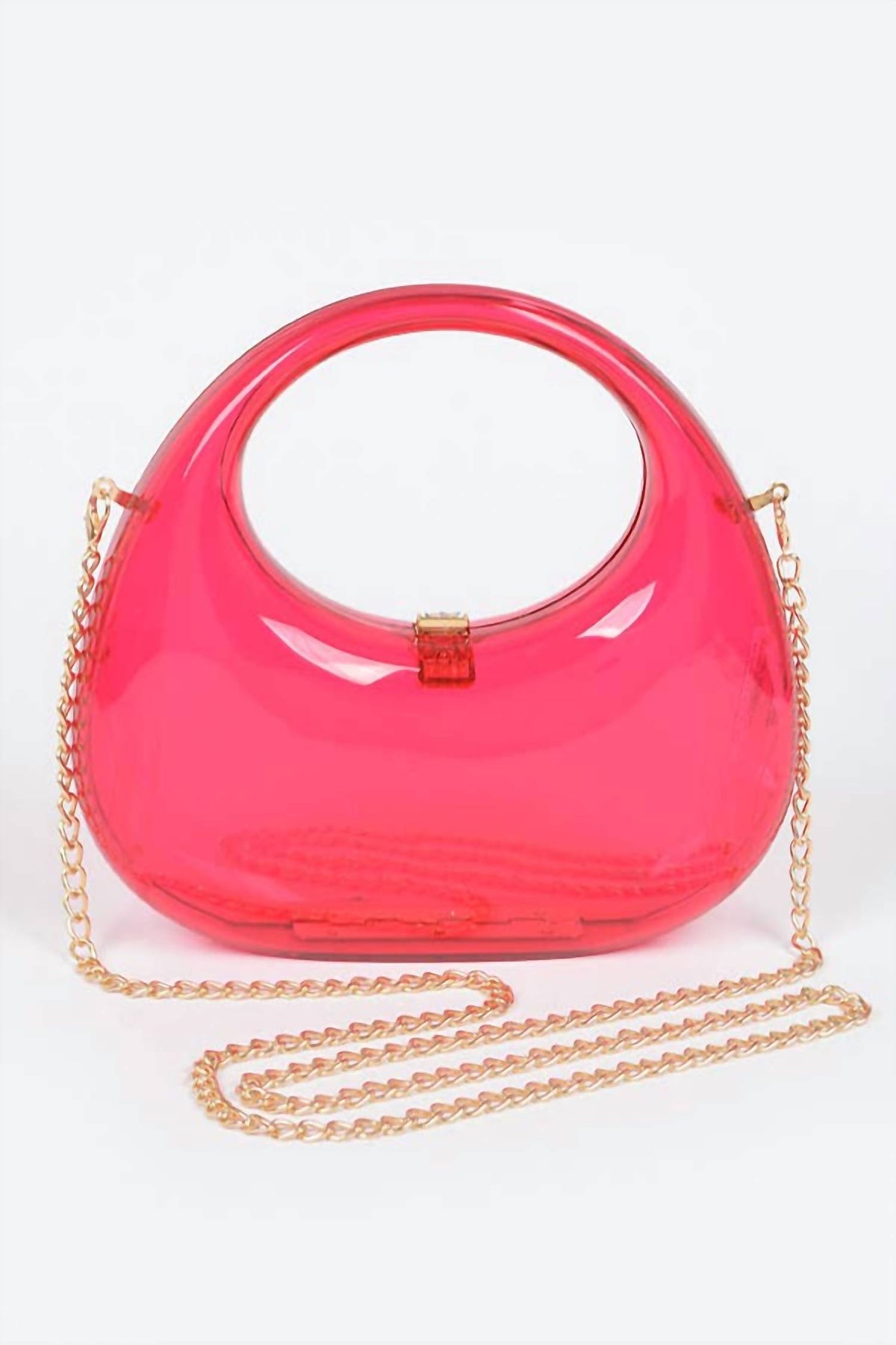 3Am By H&D Accessories - Women's Transparent Acrylic Clutch Bag