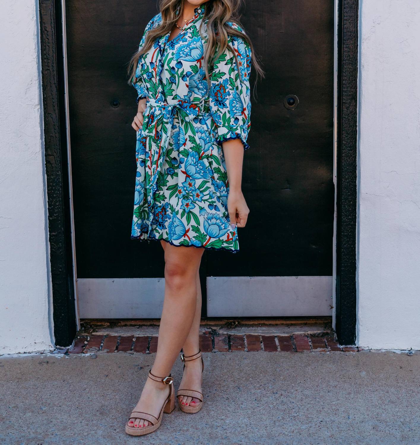 Uncle Frank - Scallop Front Dress