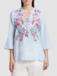 Johnny Was - Lirielle Tie Front Blouse