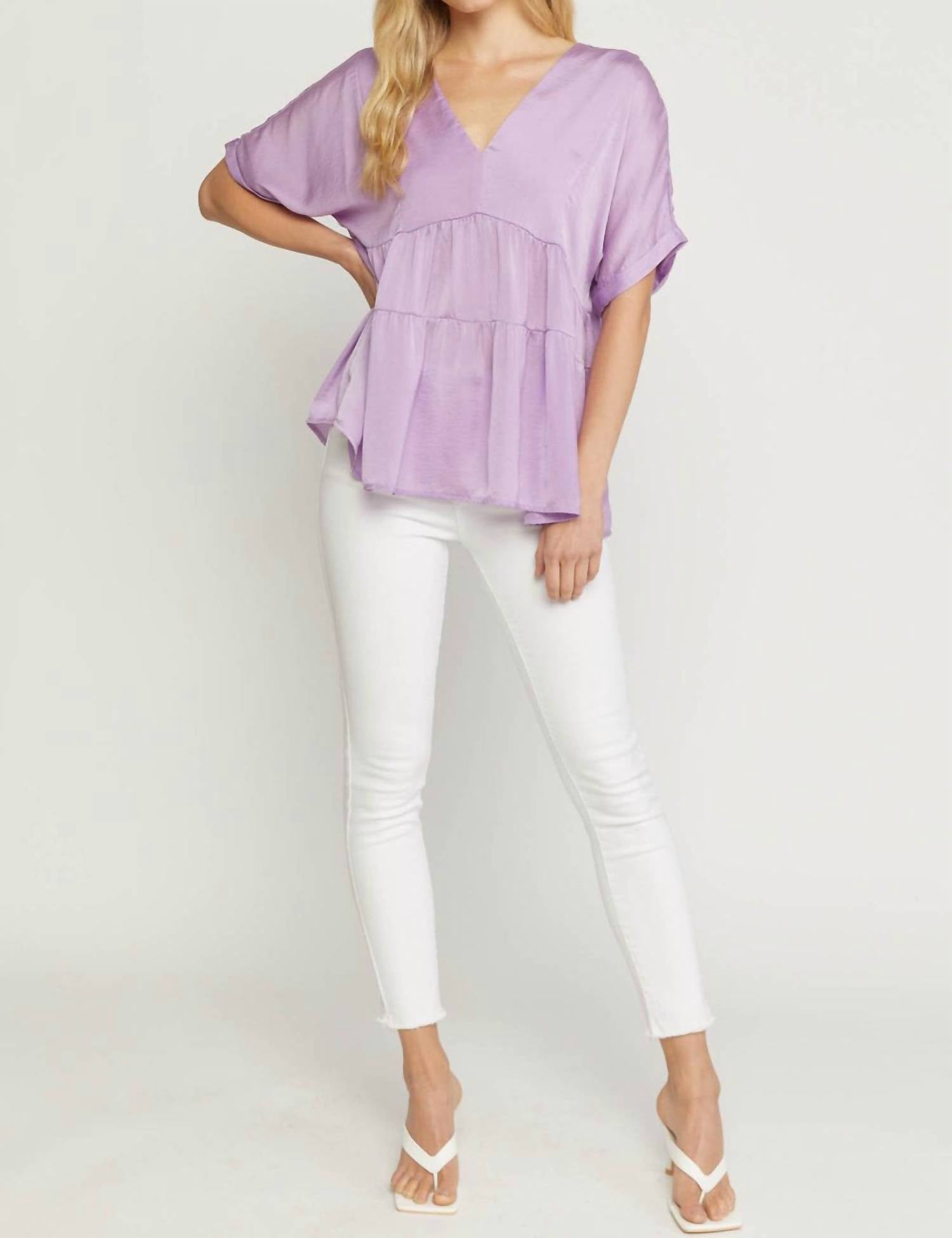Entro - Double V Tiered Top