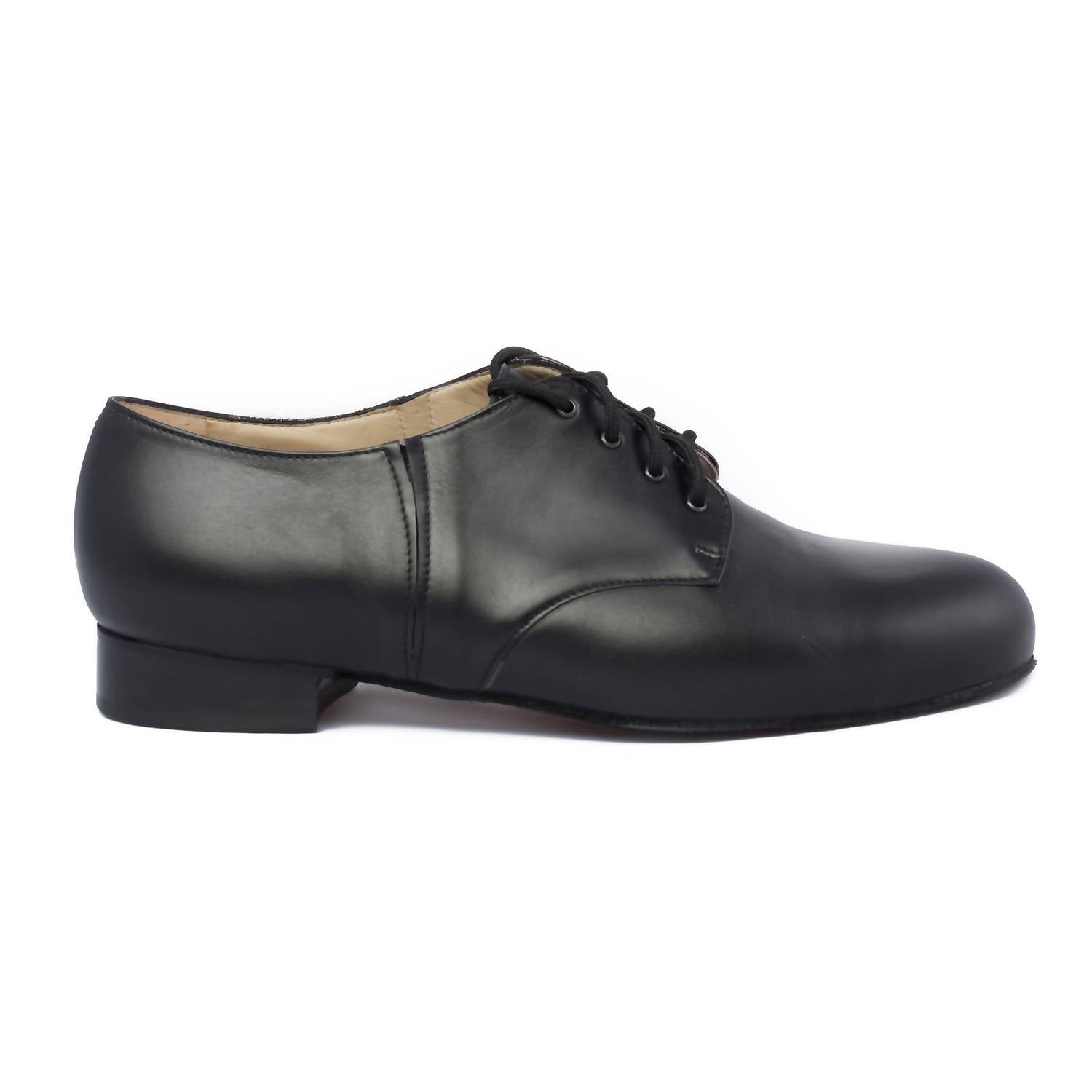 LaDuca Men's Edward Oxford Dance Shoes in black - men's shoe - detail view