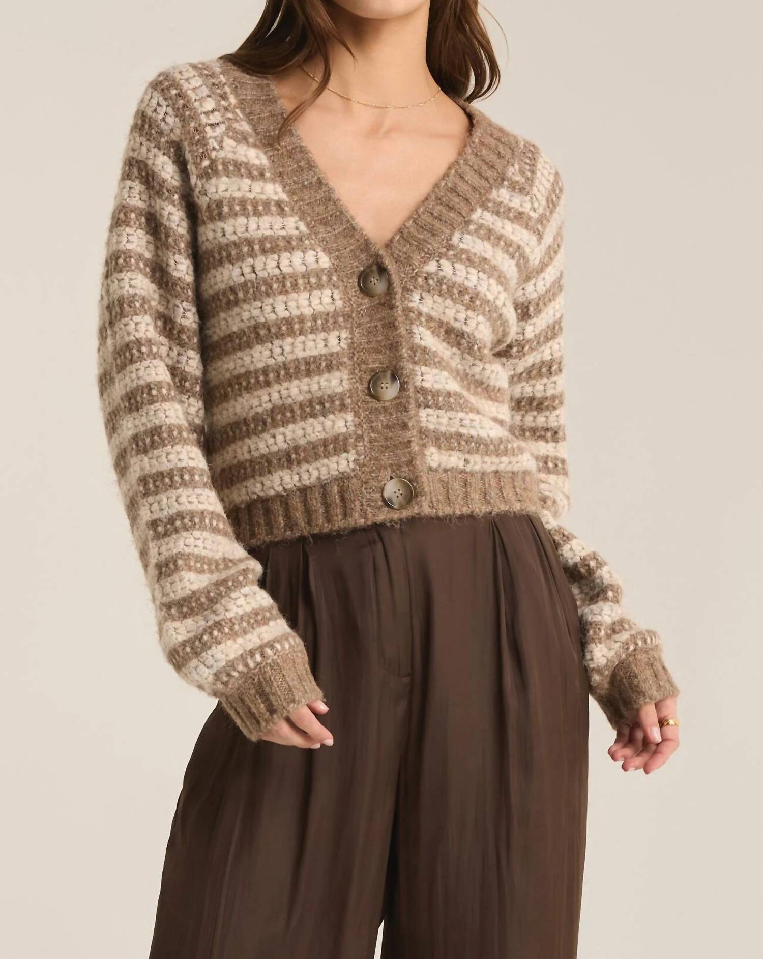 Z Supply - Women's Este Metallic Stripe Cardigan