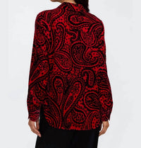 Foxcroft - Meghan Velvet Paisley Shirt