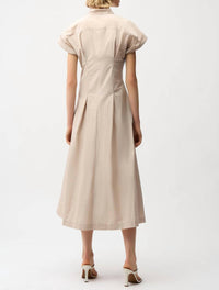 Joseph Ribkoff - High-neck Midi Wrap Dress
