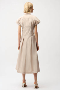 Joseph Ribkoff - High-neck Midi Wrap Dress