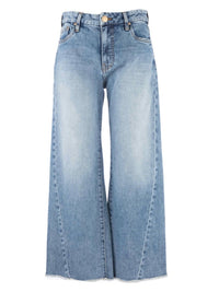 KUT FROM THE KLOTH Meg Frayed High Waist Ankle Wide Leg Jeans in defiant - women's jeans - view 5