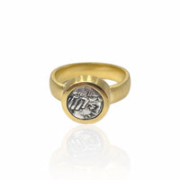 Tat2 Designs - Women's Flora Coin Ring
