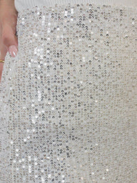 Blu Pepper - ICY SEQUIN MIDI SKIRT