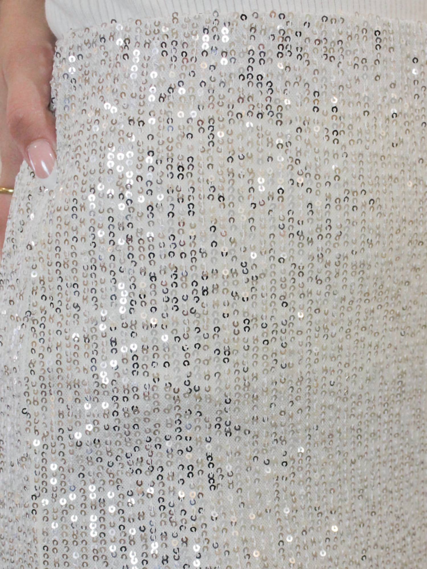 Blu Pepper - ICY SEQUIN MIDI SKIRT