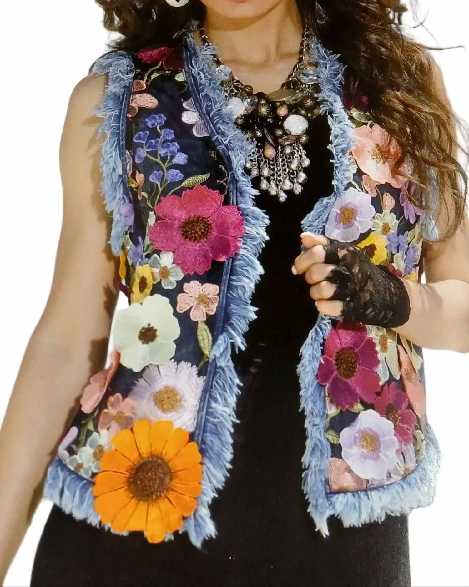 Adore - 3D floral vest