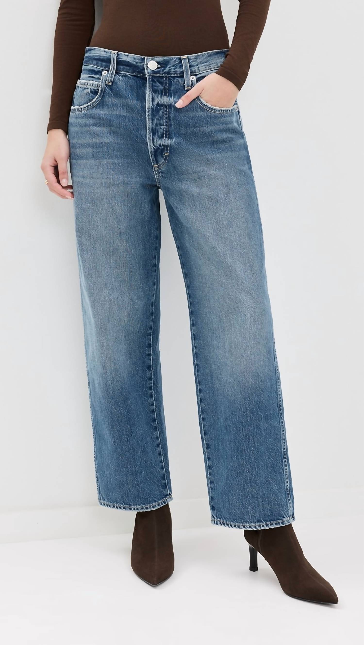 AMO Hattie Straight Leg Jeans in allure 1 - women's jeans